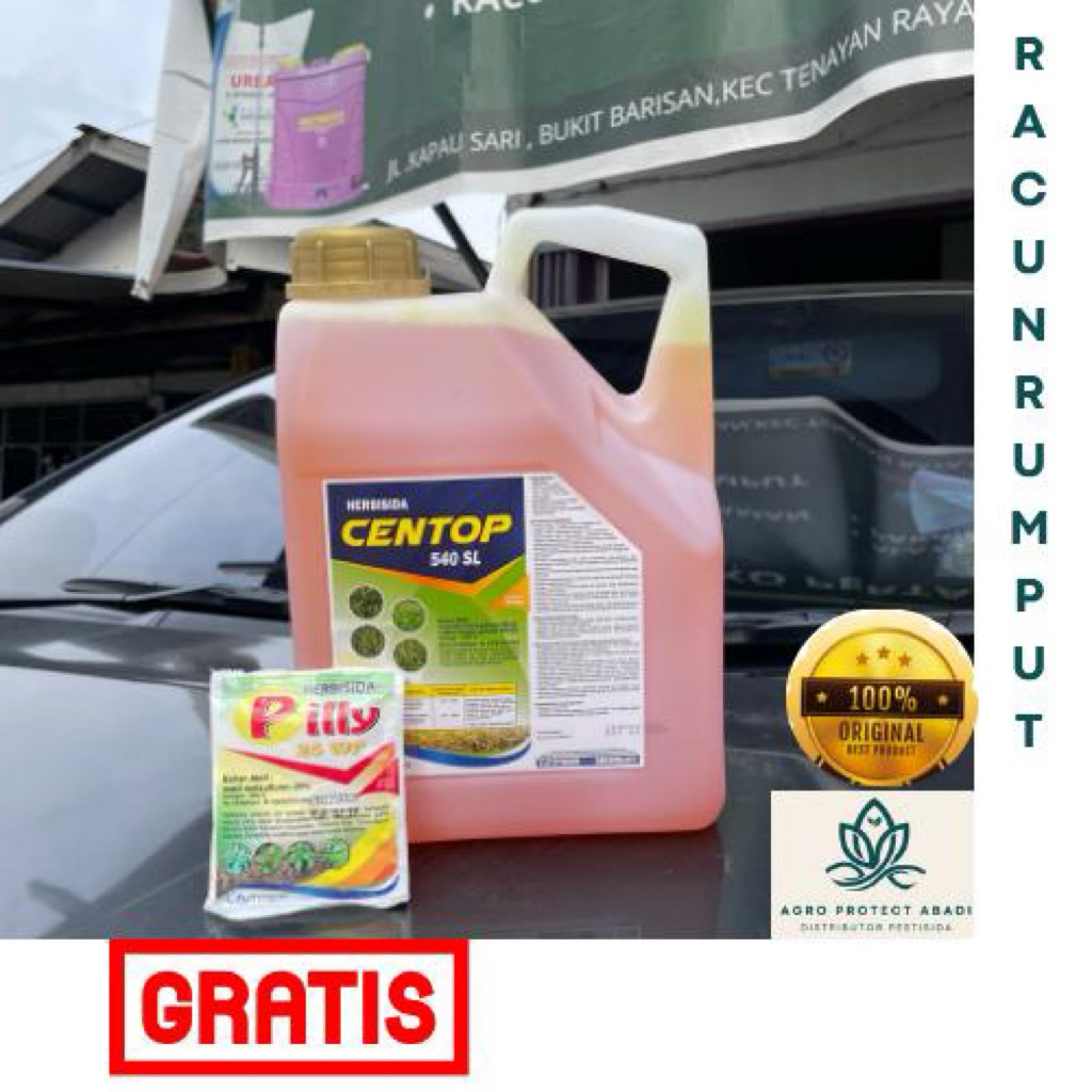 Herbisida CENTOP 540SL @ 5 liter | pembasmi / RACUN Rumput dan Gulma SAMPAI AKAR ,gratis metil