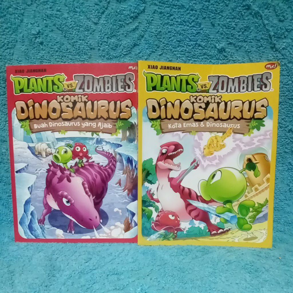 plants vs zombies komik dinosaurus 2 buku