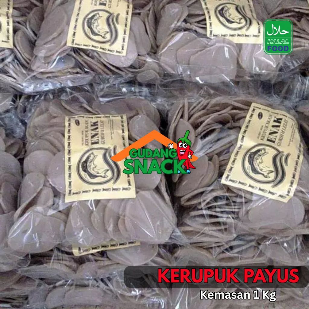 KILOAN Kerupuk Ikan Payus Mentah Khas Sedayu Gresik 1kg