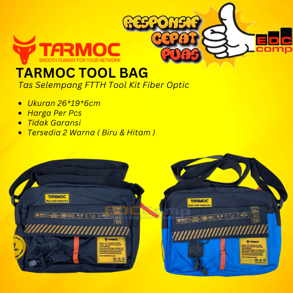 Tarmoc Tool Bag | Tas Selempang FTTH Tool Kit Fiber Optic