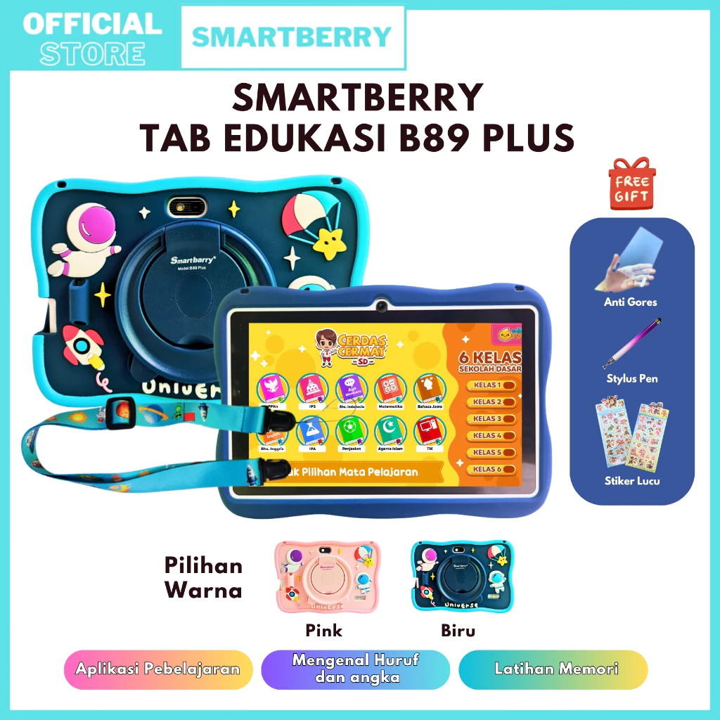 Tablet Anak Kids Study Tab Tablet Tablet Android Anak Edukasi Anak Tablet PC   Anak-Anak 7 inci, Sis