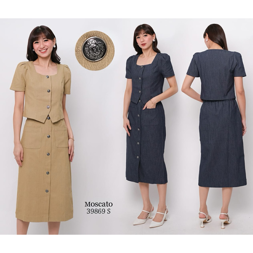 SETELAN WANITA KATUN IMPORT MOSCATO 39869