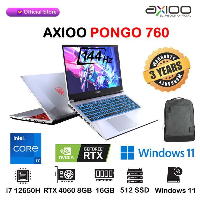 AXIOO PONGO 760 V2 i7 13620H RTX 4060 16GB 512GB SSD 15.6" 144Hz Win 11 Home
