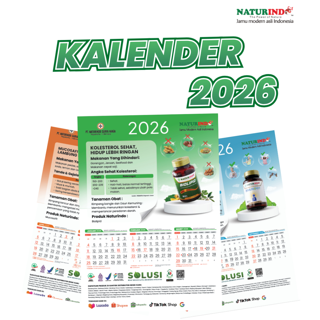 Kalender Herbal Naturindo