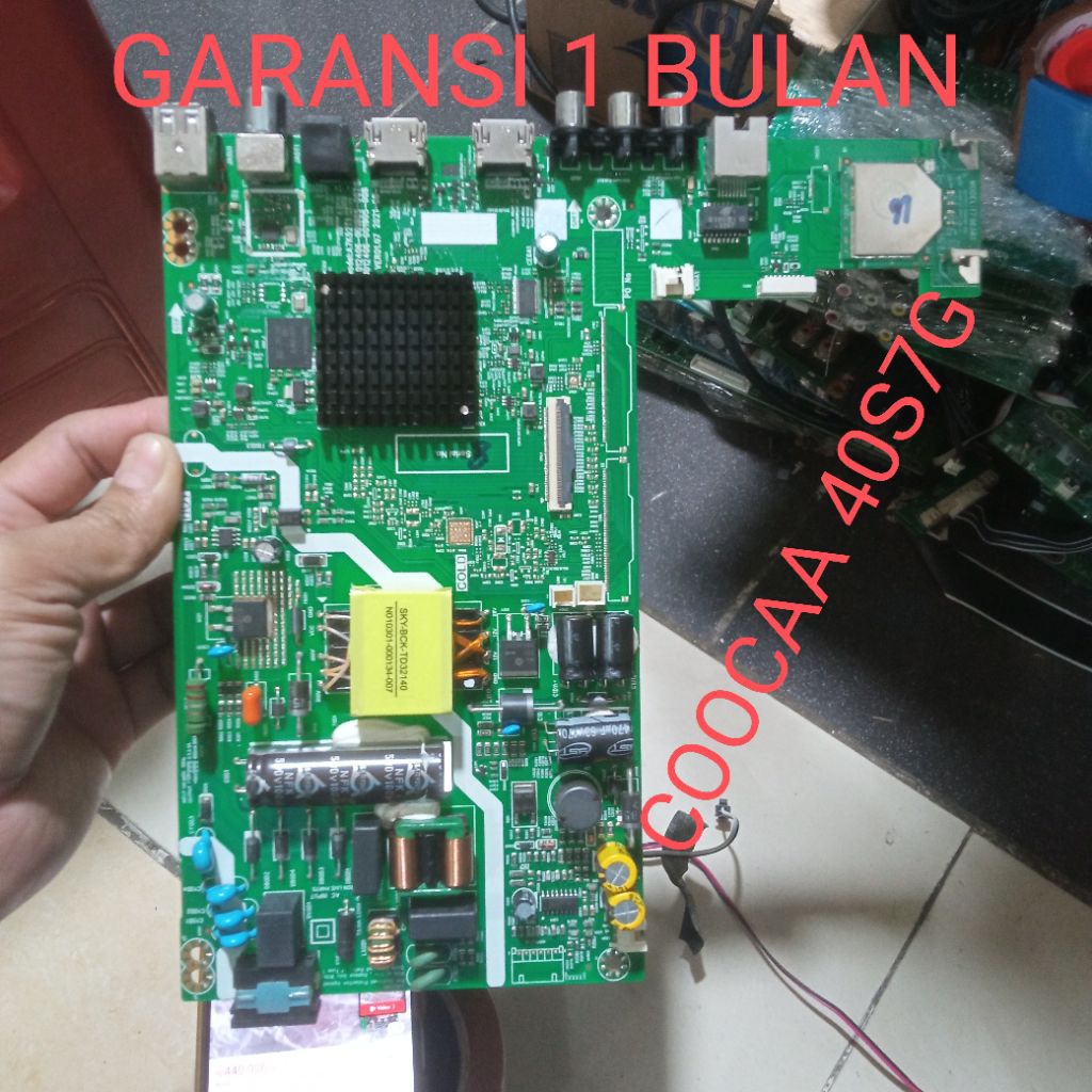 MAINBOARD TV COOCAA 40S7G / MB TV COOCAA 40S7G / MESIN TV COOCAA 40S7G / MODUL TV COOCAA 40S7G