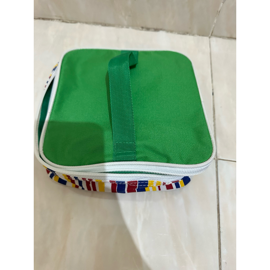 Tas bekal tupperware lolly tupp stripe | Tas tempat bekal Tupperware|