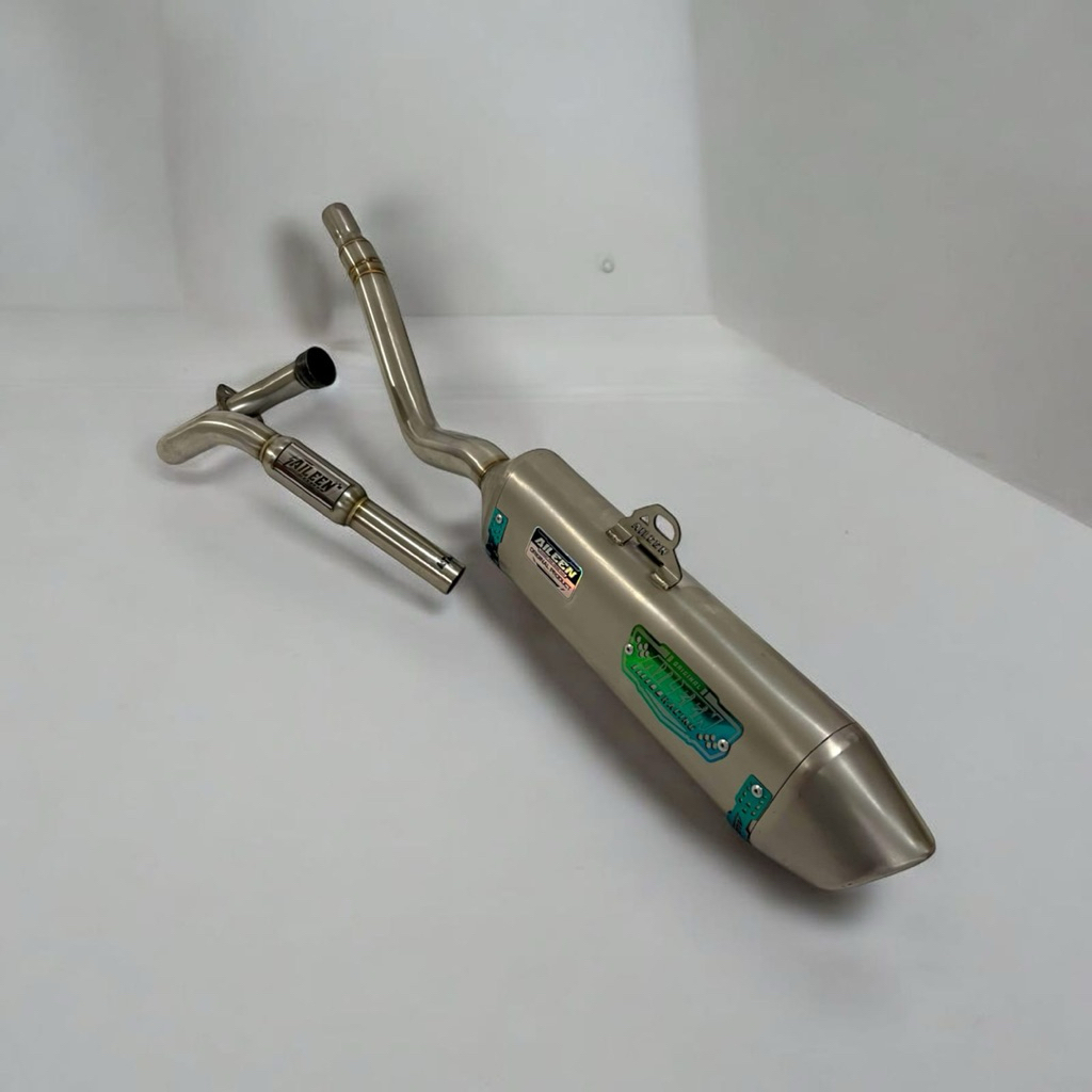 Knalpot Racing Aileen A-16 Gradasi Motor WR155 CRF 150 KLX 150BfSE D-TRACKER 150 Standar Bore Up