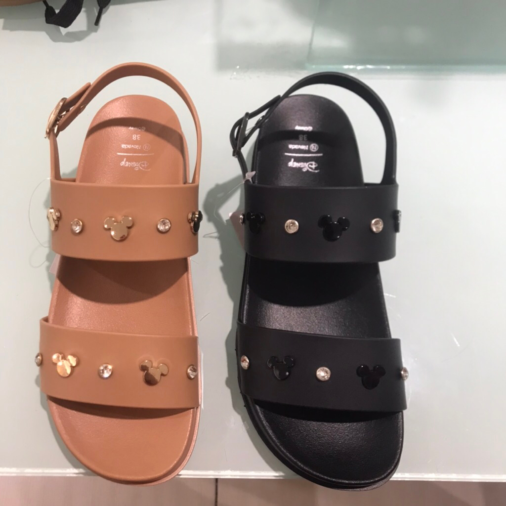 NEVADA X DISNEY (MMCTS3) Koleksi sandal pylon wanita terbaru model sandal tali strap 2