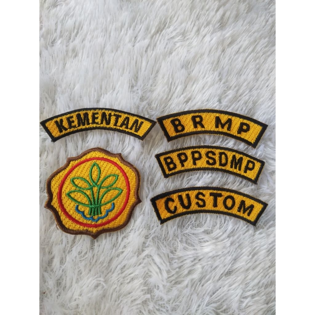 LOGO KEMENTAN/LOGO KEMENTERIAN PERTANIAN BORDIR/DITJENBUN/BSIP