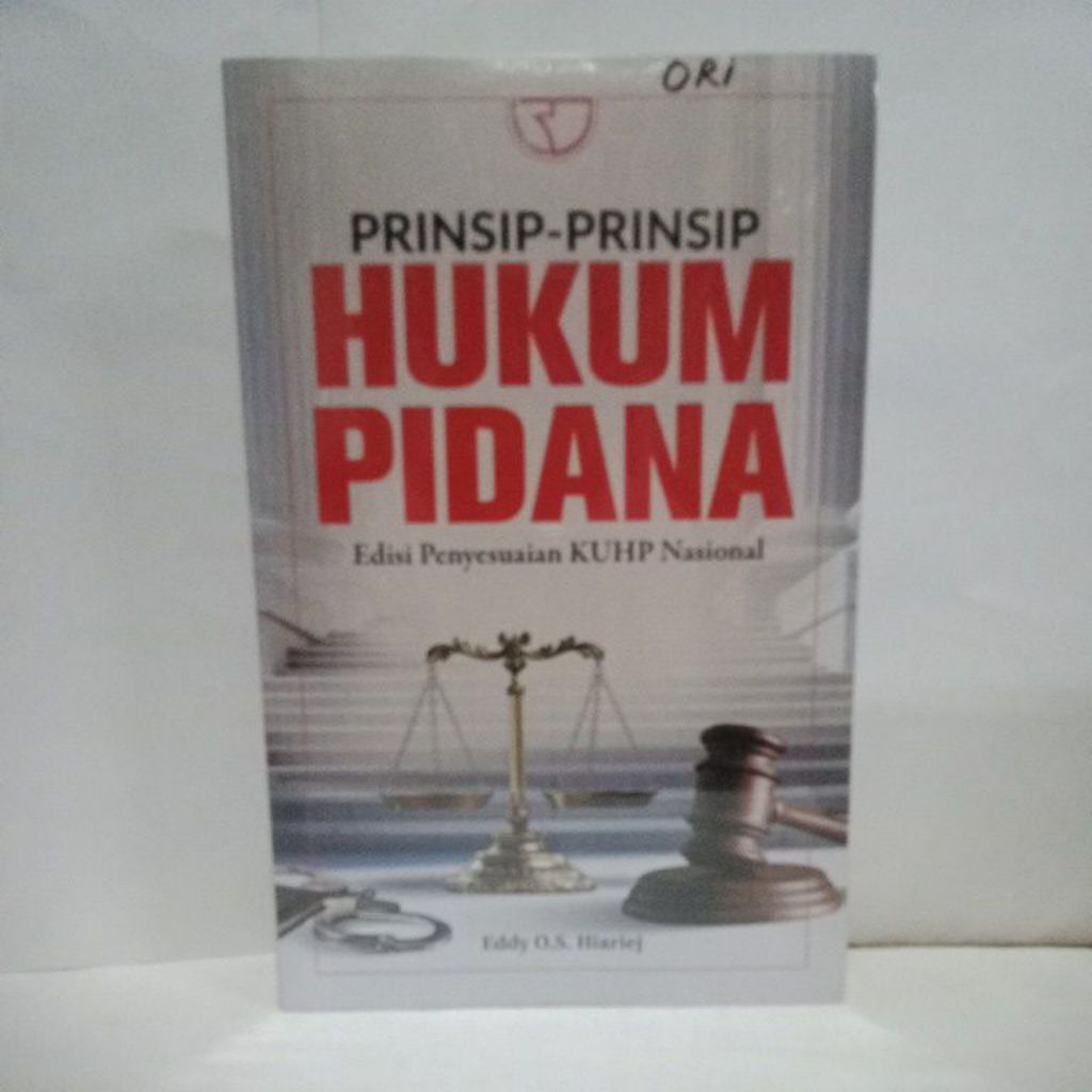 Buku Original, Prinsip-prinsip Hukum Pidana Eddy O.S. Hiariej.