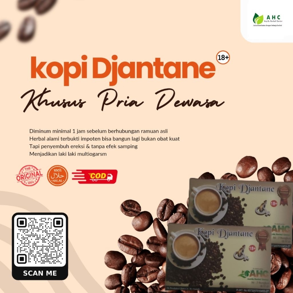 KOPI JANTAN ASYIFA HERBAL KOPI DEWASA PENAMBAH STAMINA LOKAL 100% ASLI 1 PAK ISI 2 SASET