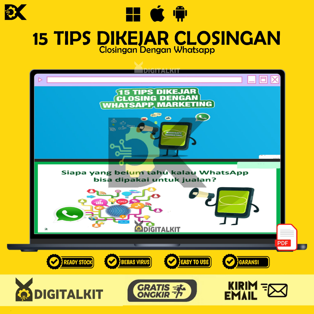 [T0727] 15 TIPS DIKEJAR CLOSINGAN DENGAN WHATSAPP MARKETING
