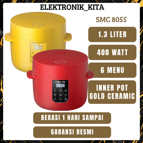 YONGMA RICE COOKER DIGITAL 1.3 LITER SMC 8055 SMC8055 SMC-8055 MAGIC COM GARANSI RESMI BEKASI