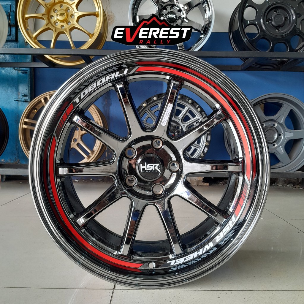 Velg Mobil Toyota Alphard Vellfire Zenix Ring 18 Black Chrome - HSR TOBOALI