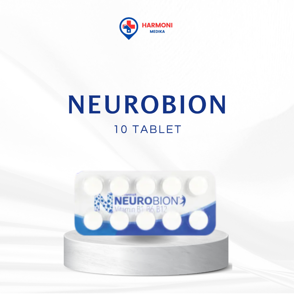 Neurobion Putih 10 Tablet Vitamin B1, B6, B12 untuk Kesemutan dan Kebas