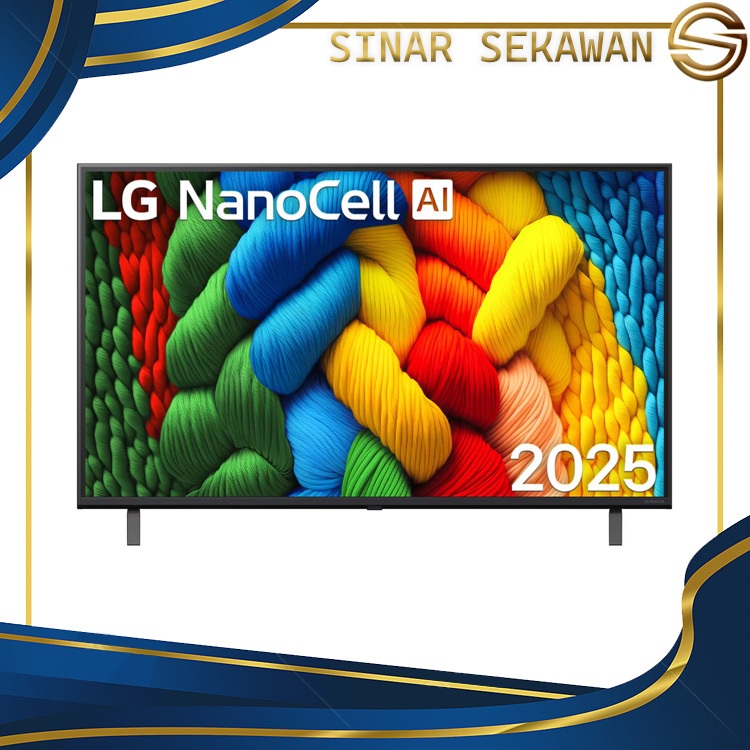 LG 43NANO80ASA TV 43 INCH SMART TV LG NANOCELL  AI NANO80 2025 / 43-NANO80-ASA / 43 NANO80 ASA / NAN