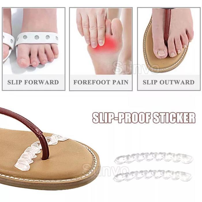 ISI SEPASANG INSOLE SEPATU WANITA GRIPS SEPATU PENAHAN SEPATU KEBESARAN INSOLE SEPATU KEBESARAN AKSE