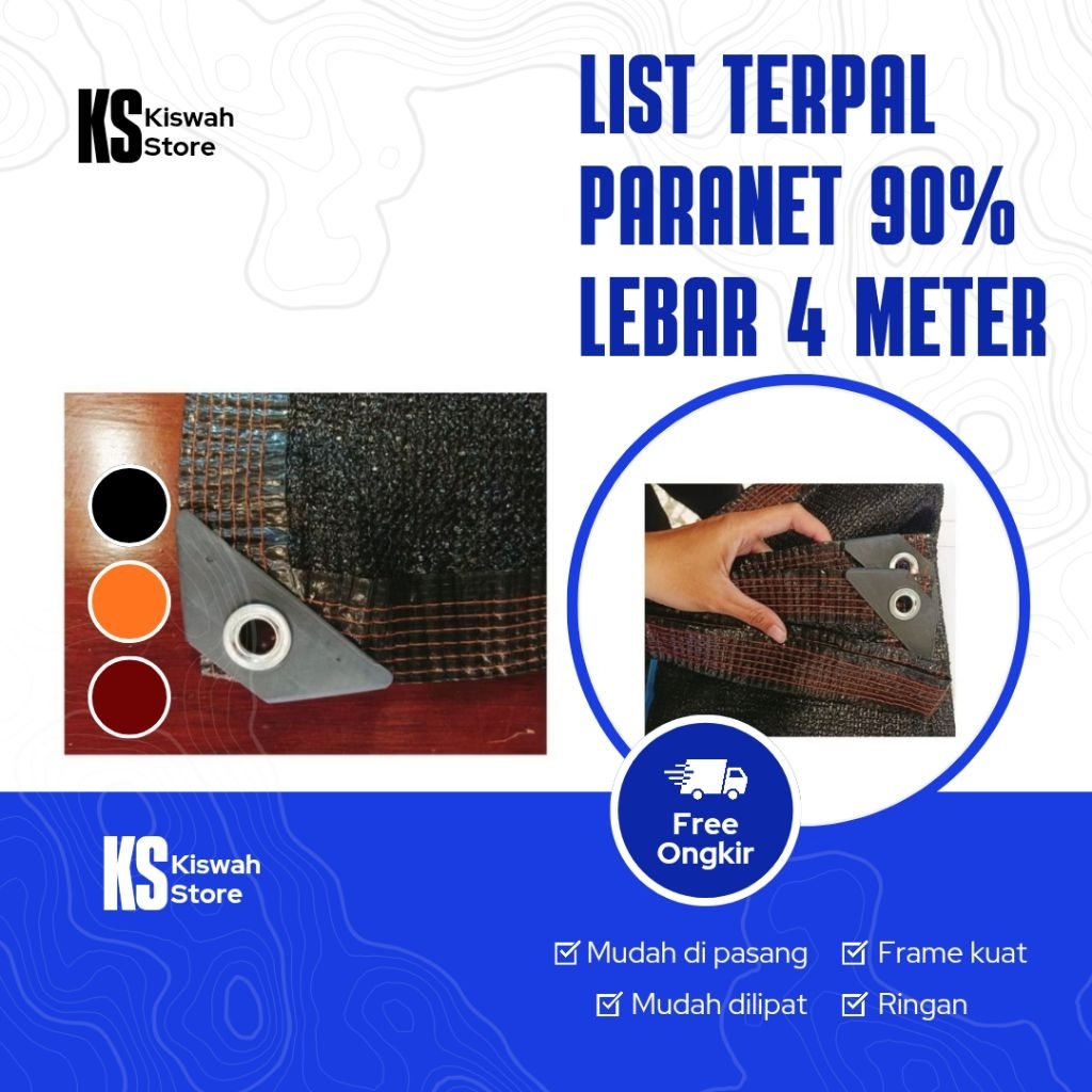 Paranet 90% list lebar 4 meter lebih rapi