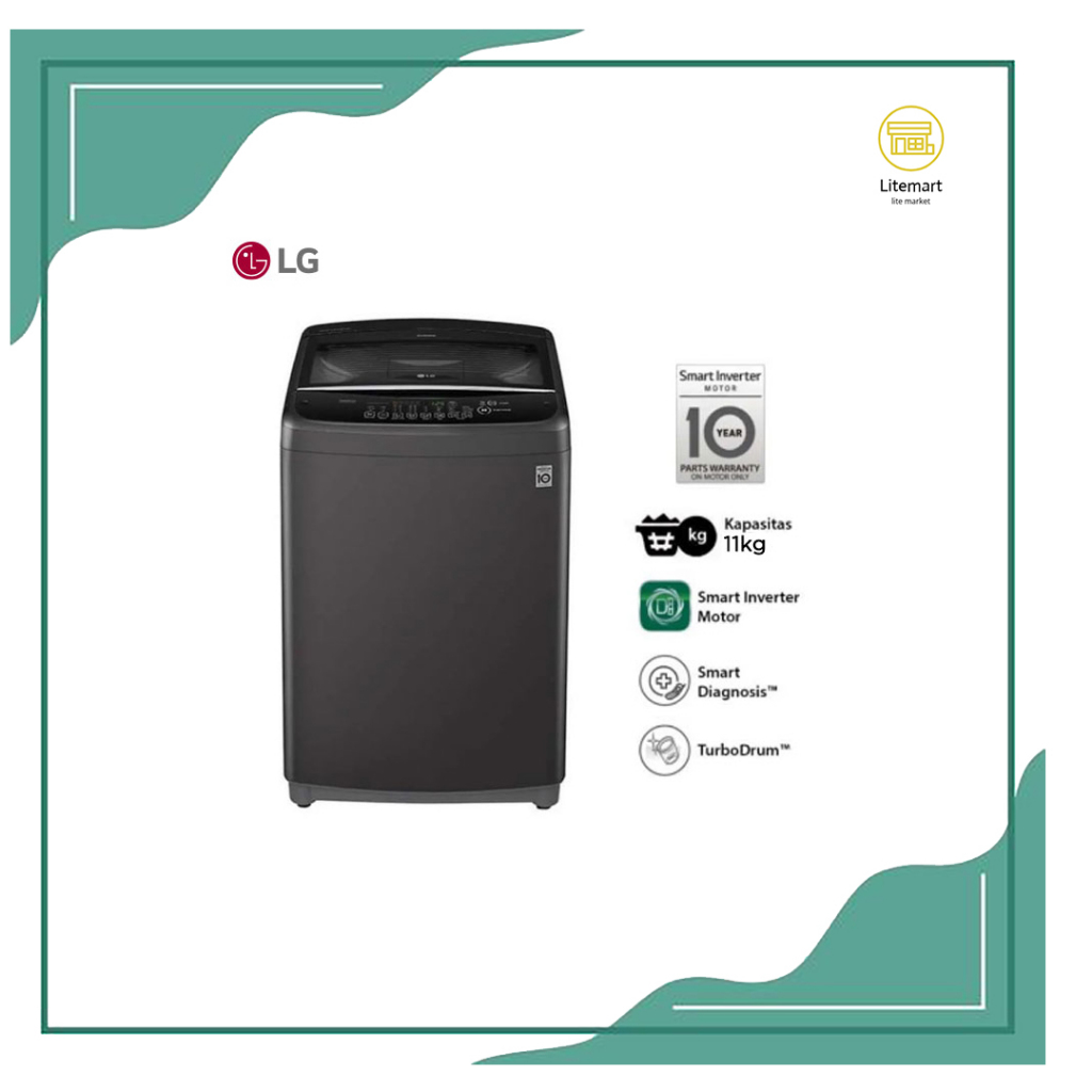 LG MESIN CUCI 1 TABUNG 11KG T2311VSPB