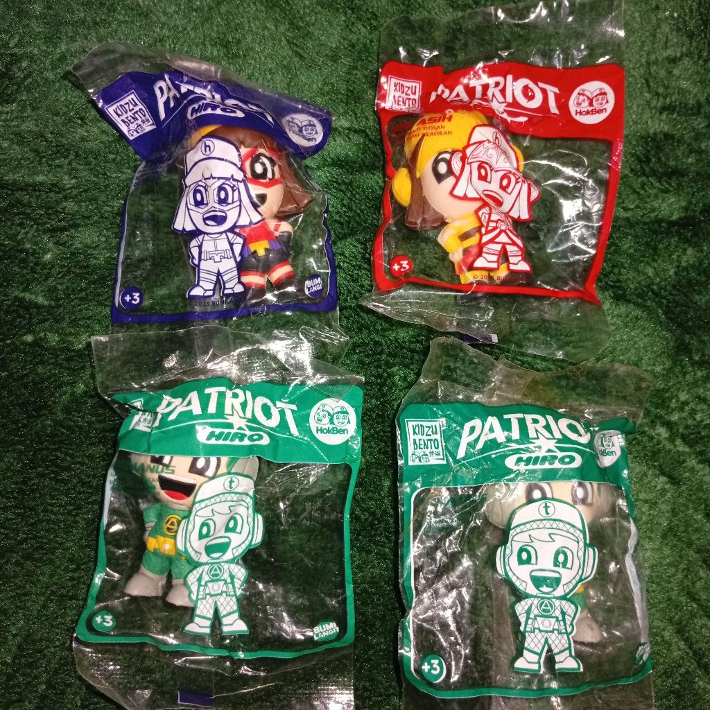 hokben toys patriot hiro bumi langit set new