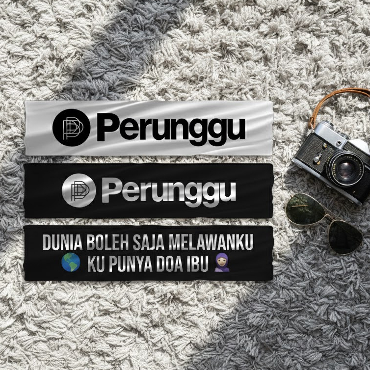 HAND FLAG PERUNGGU | BENDERA KONSER