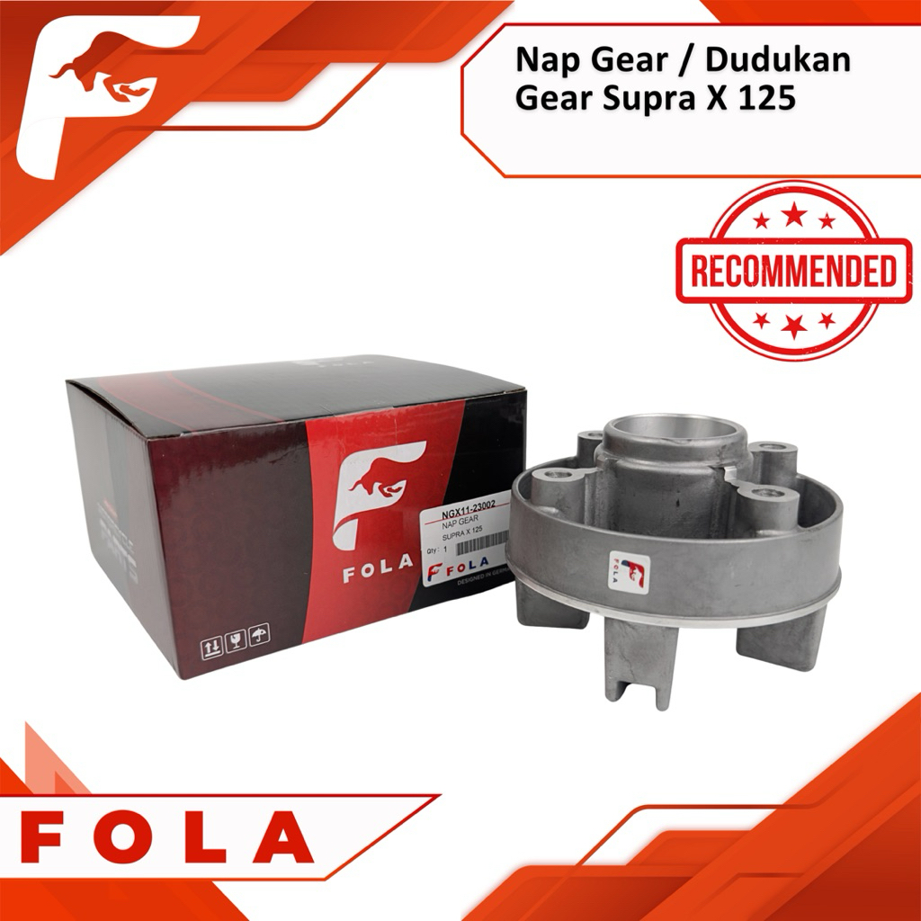 Nap Gear Dudukan Gear belakang Merek FOLA Untuk Motor Supra X 125 FI DD / Supra X 125 Helm IN / Blad