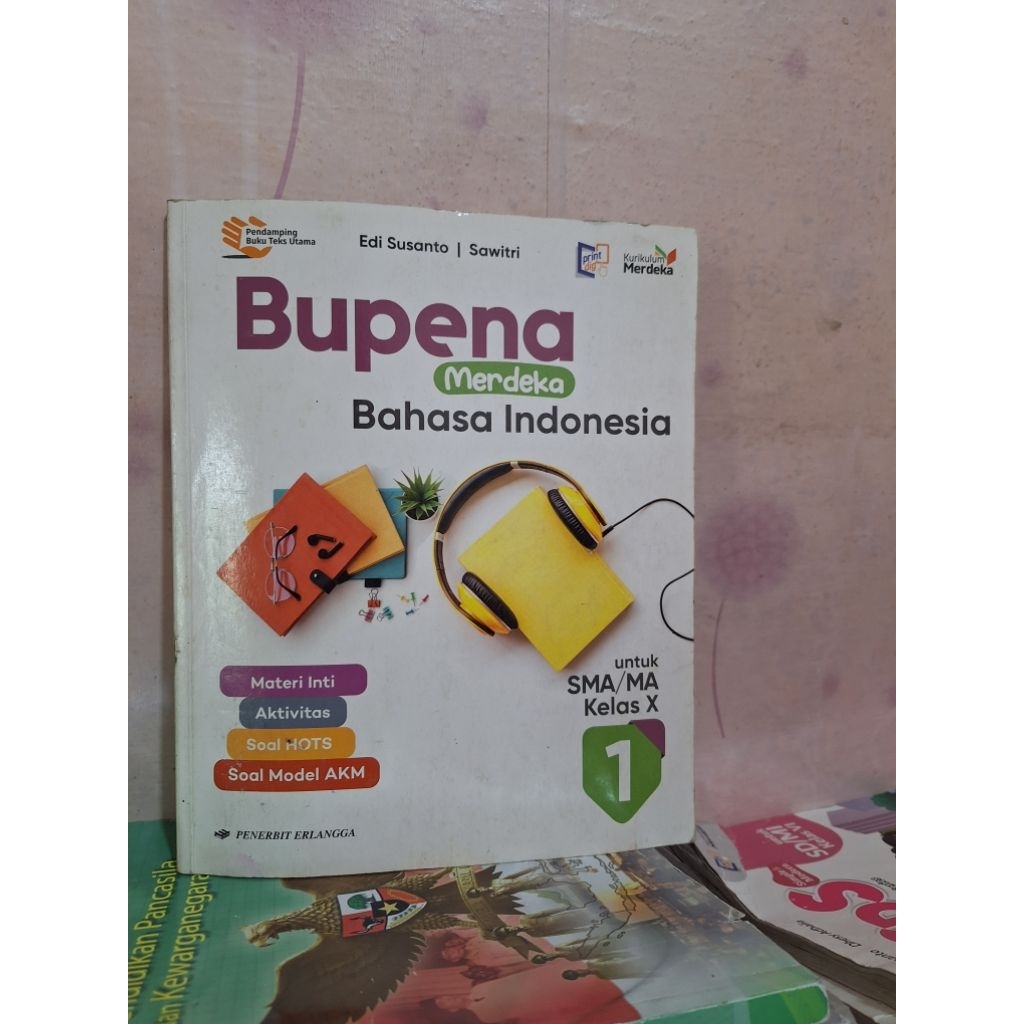 buku bupena bahasa Indonesia,bupena bahasa inggris/english, bupena fisika,bupena biologi,bupena kimi