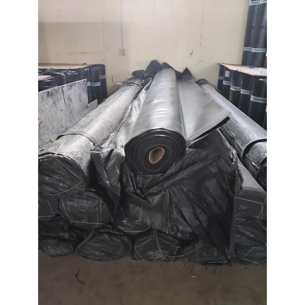 HDPE GEOMEMBRANE / PLASTIK TAMBAK / Lapisan kedap air (liner) / TERPAL HDPE 50m*6m*0.5mm