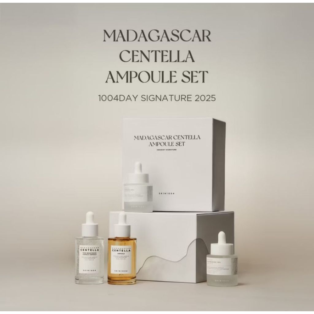 ( ORIGINAL, BPOM ) SKIN1004 Madagascar Centella Ampoule Set - 1004DAY SIGNATURE (2025)