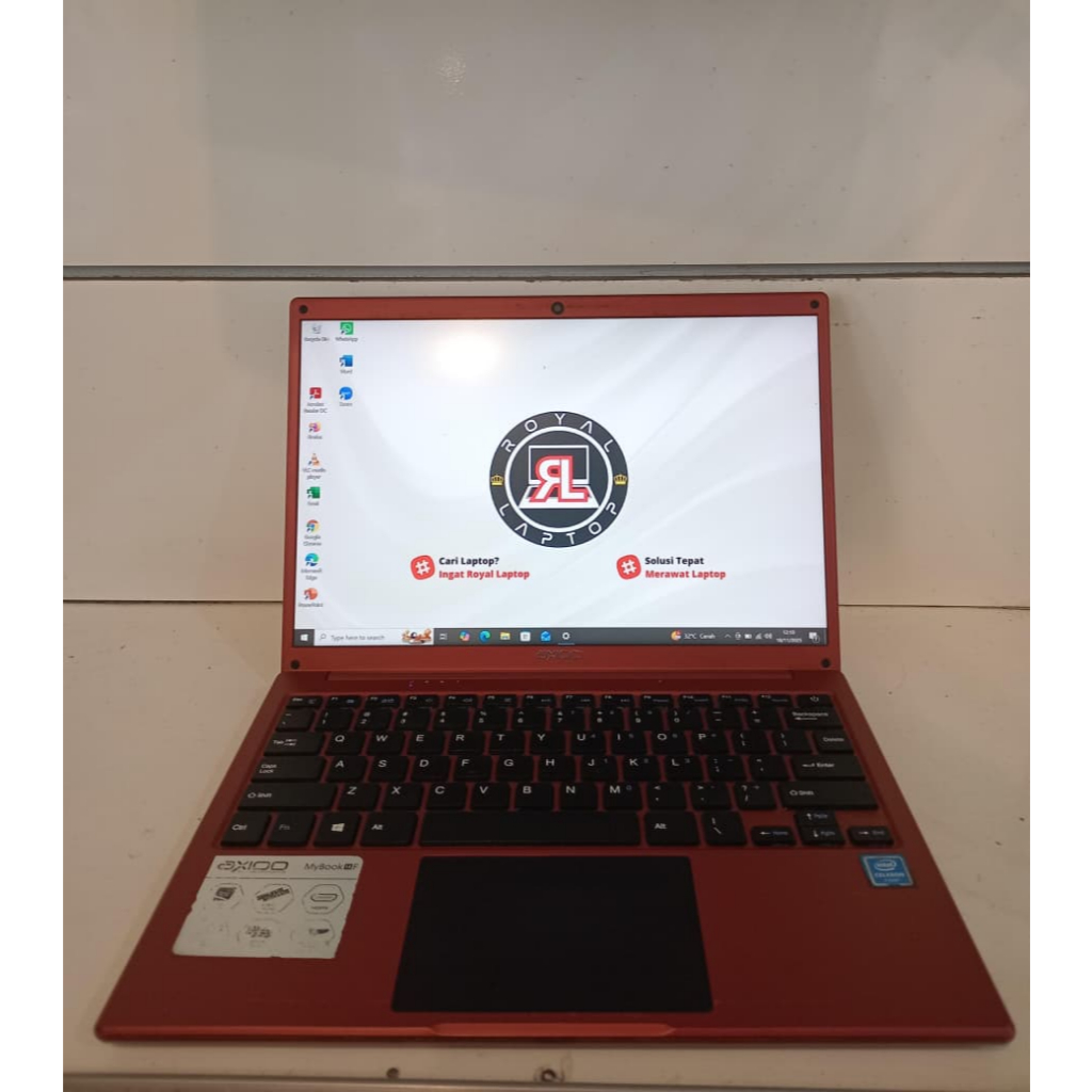 AXIOO MYBOOK 14 F (RED) SECOND INTEL CELERON N4020  RAM 4 GB  SSD 128 GB  INTEL UHD GRAPHICS 600   D