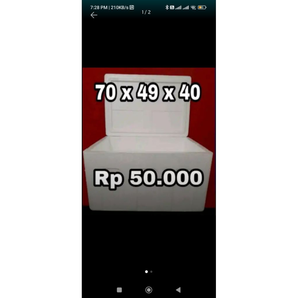 Styrofoam jumbo / stereofoam jumbo bekas