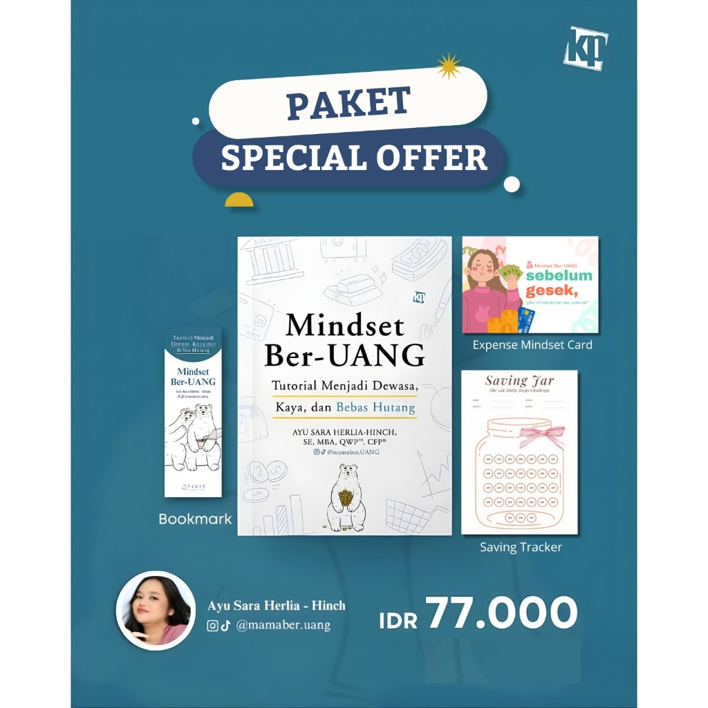AG - Buku Mindset Ber-Uang; Tutorial Kaya, Dewasa, Bebas Hutang