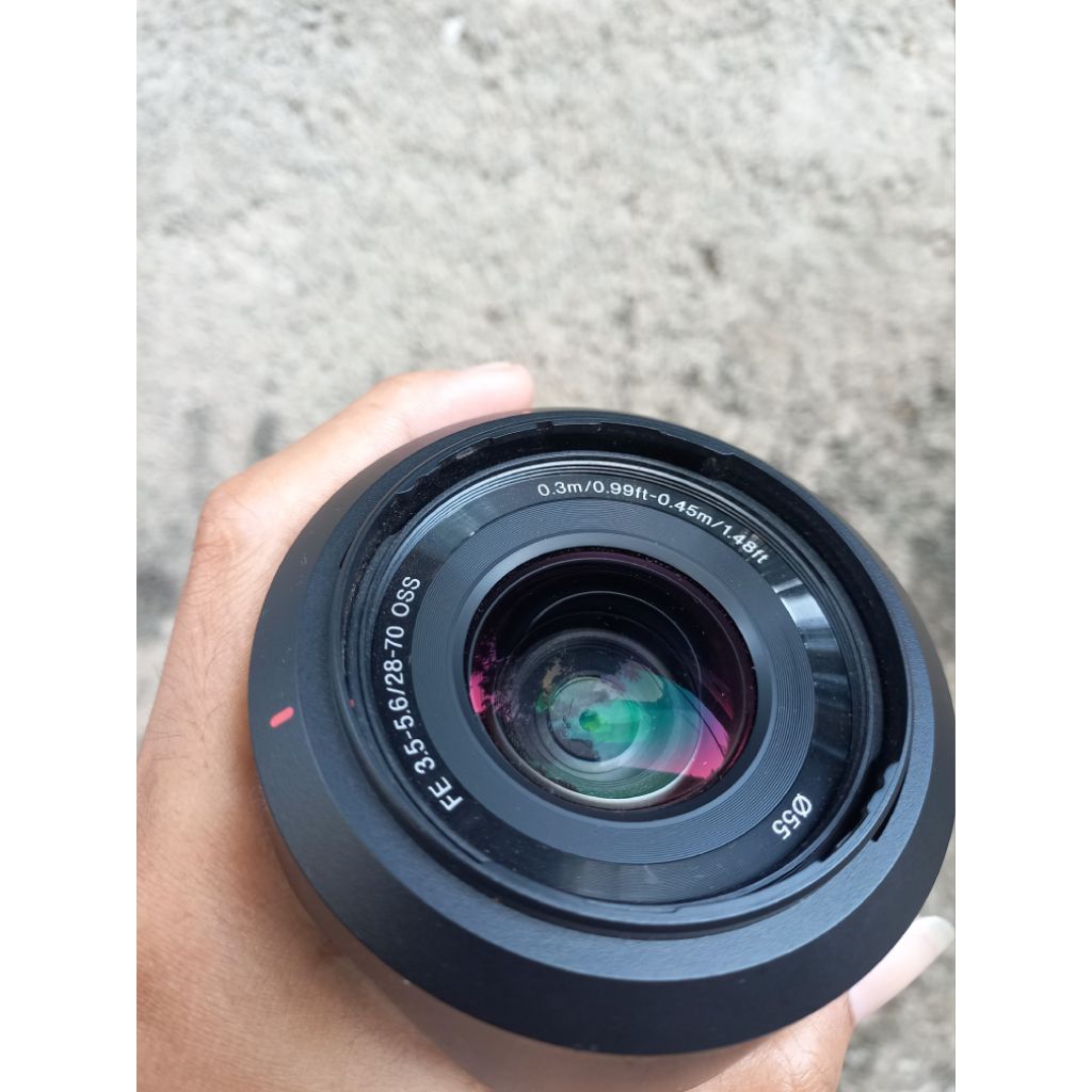 Lensa Sony FE 28-70 Copotan Sony A7ii