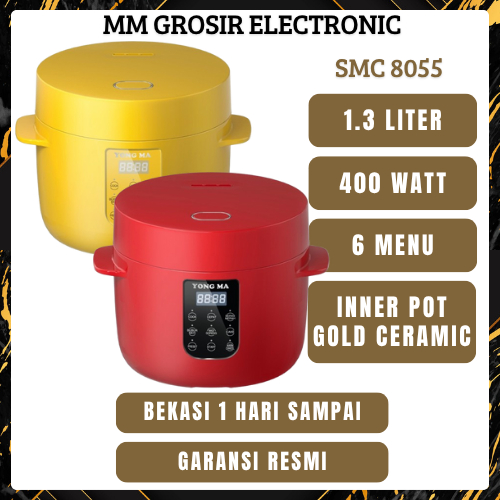 YONGMA RICE COOKER DIGITAL 1.3 LITER SMC 8055 SMC8055 SMC-8055 MAGIC COM GARANSI RESMI BEKASI