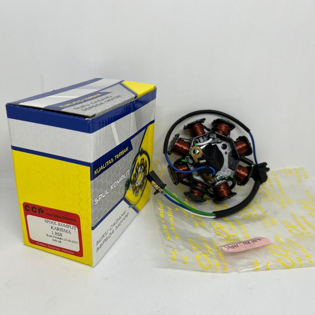SPOOL LAMPU KOMPLIT-SPUL ASSY KARISMA-SPUL PENYALAAN KARISMA-SPULL ASSY MOTOR HONDA KARISMA CCP