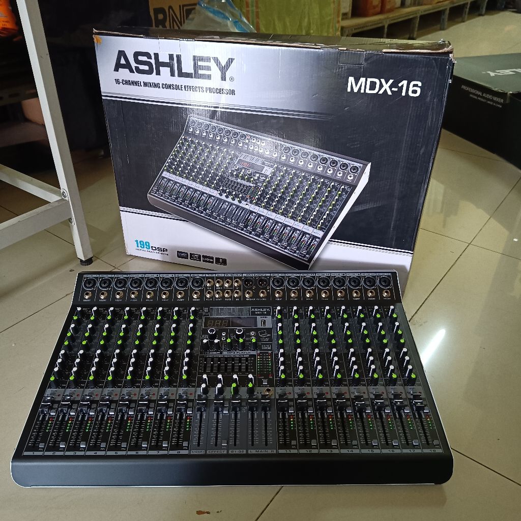 Mixer Audio 16 channel Ashley MDX 16 Original Ashley MDX16 Mixer Ashley MDX 16 Original Mixer Audio 