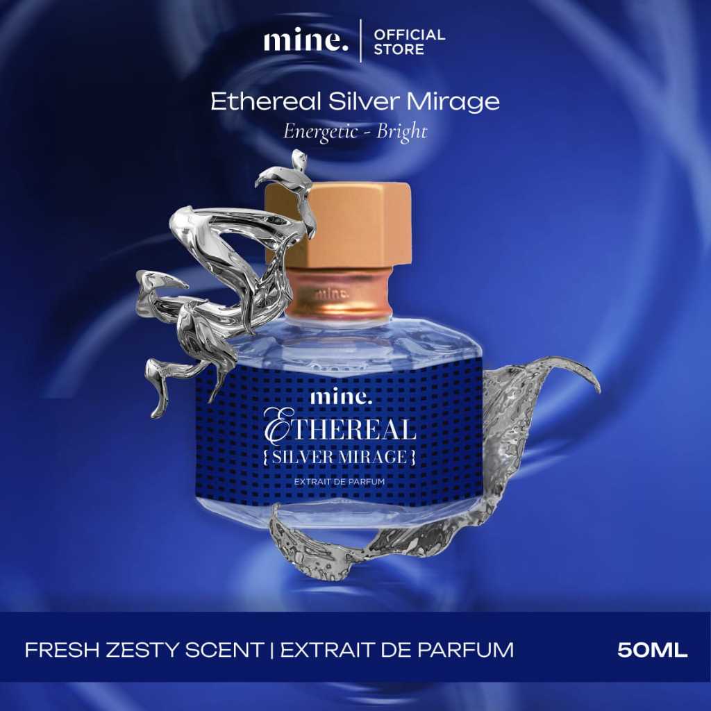Mine Perfumery Ethereal Silver Mirage - 30 ml Extrait De Perfume | Parfum Classic Segar Wangi Citrus
