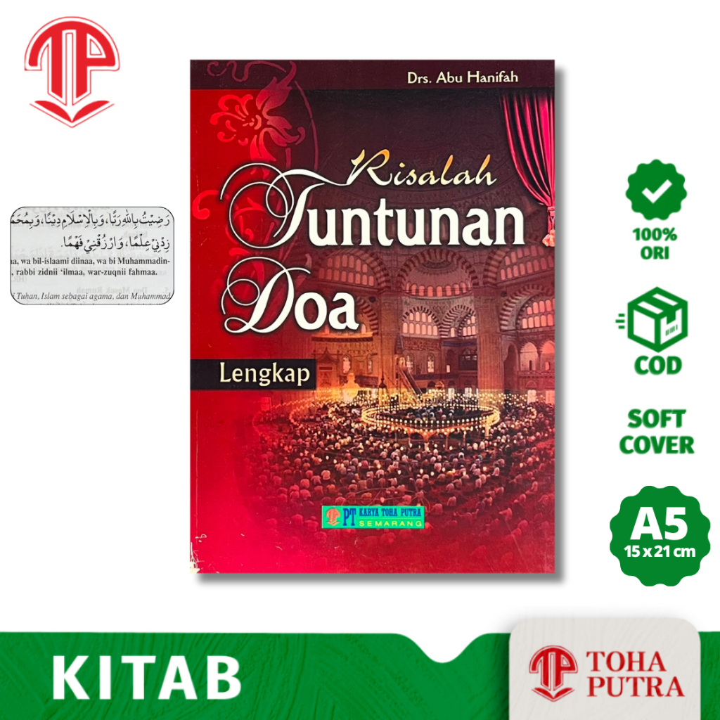Buku Risalah Tuntunan Doa Lengkap Ukuran Besar Arab Latin Terjemah - kumpulan Doa Harian Terlengkap