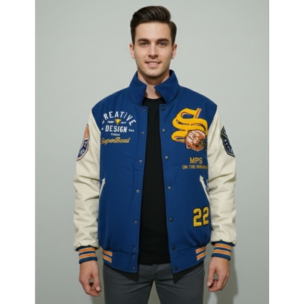 Jaket Varcity Memphis Origin Superbowl