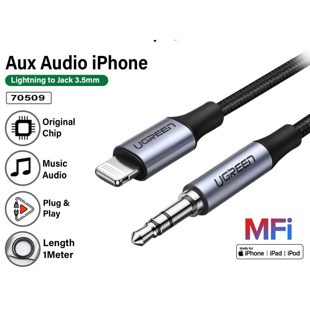 KABEL AUX UGREEN C TO LIGHTNING / C TO C