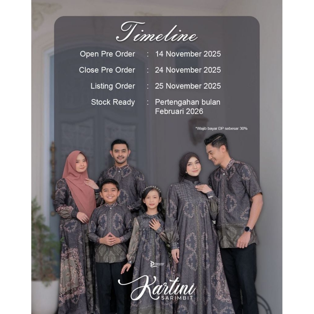 [Pre Order 14-24 November 2025] KARTINI SARIMBIT BY DENIZER.ID
