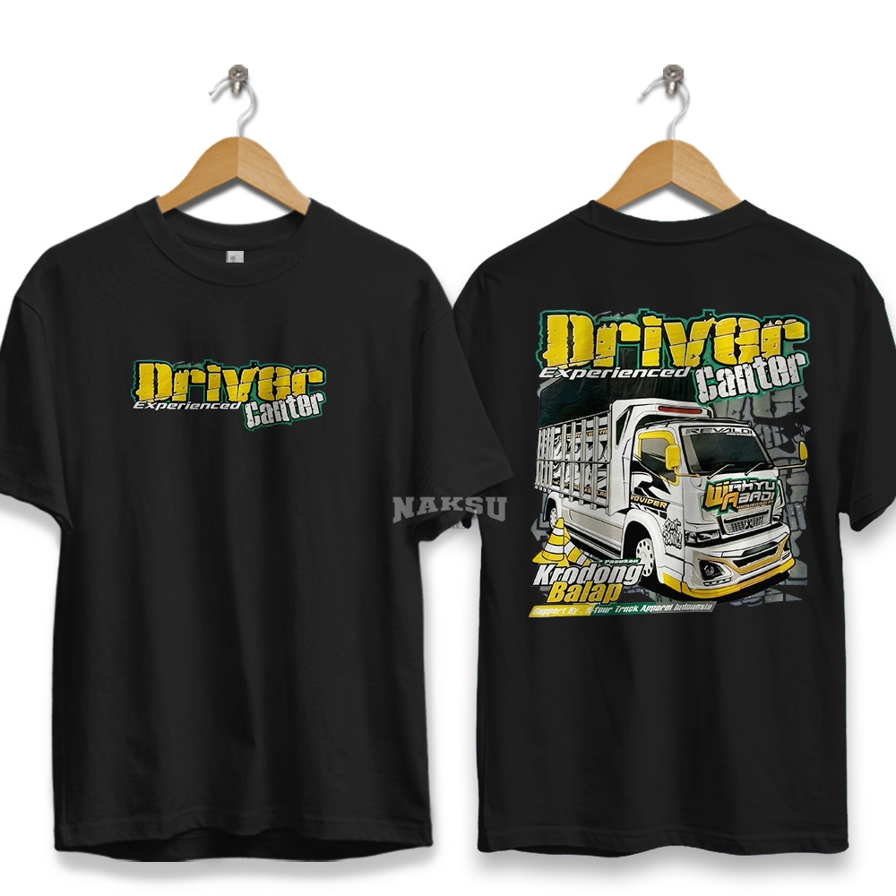 KAOS DRIVER CANTER WAHYU ABADI TRUK CANTER MANIA KAOS DEWASA BAJU BAHAN LEMBUT