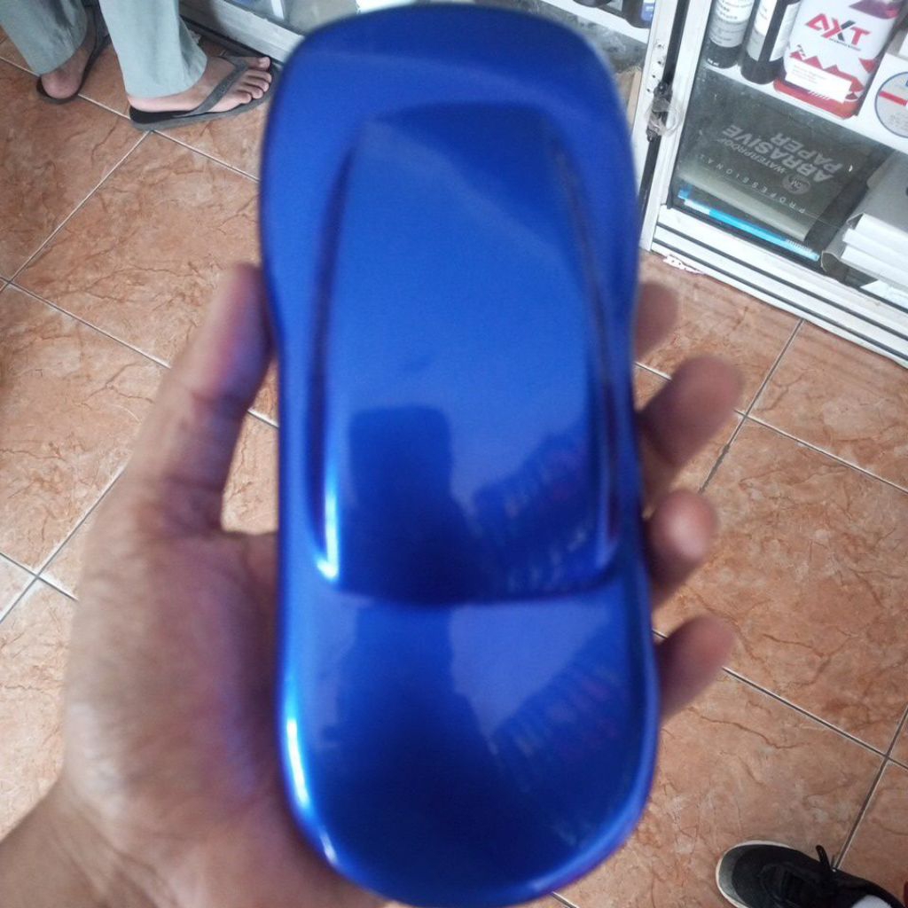 Cat candy Blue PU + silver Pu 1/4