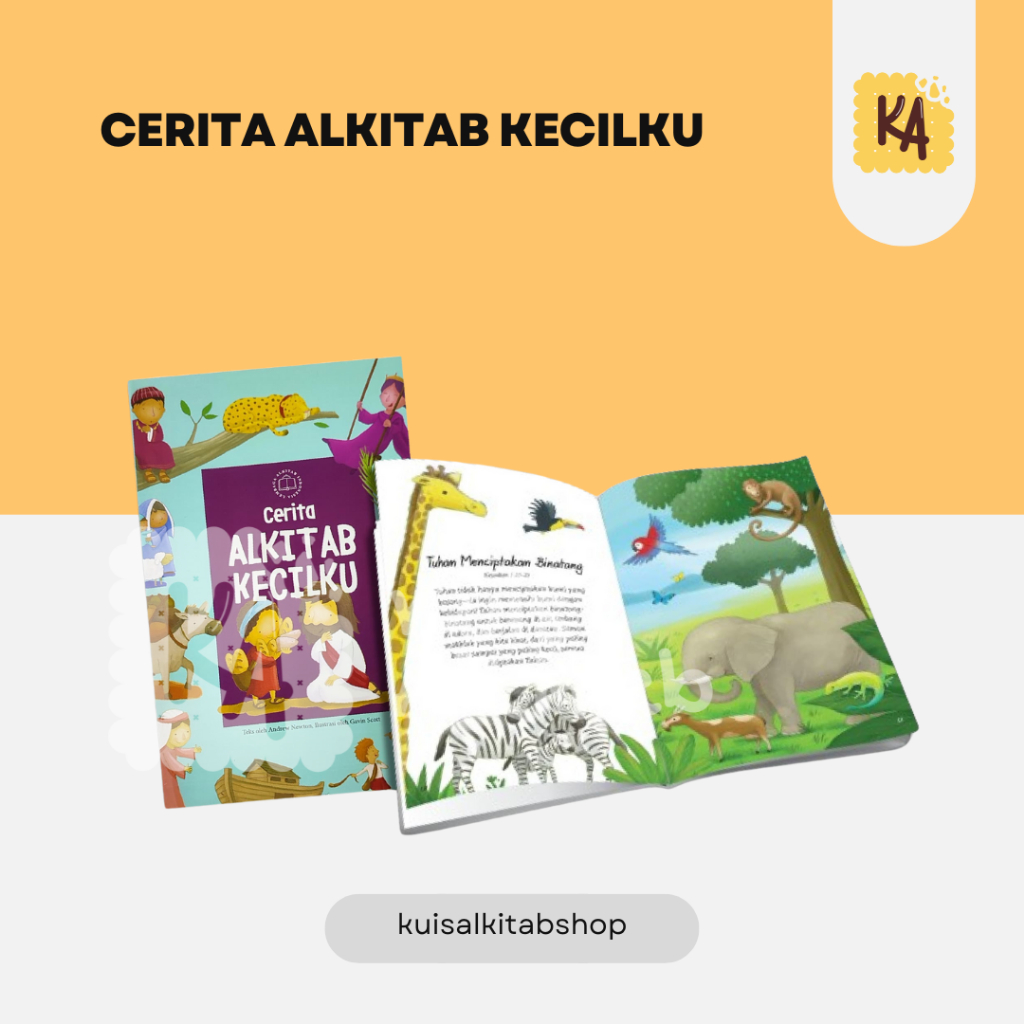 Cerita Alkitab Kecilku/Cerita Alkitab Kristen/Buku Cerita Anak Kristen/Buku Anak