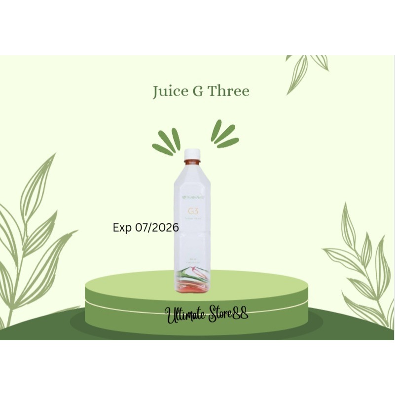 JUS G3 ISI 900ML SATU BOTOL 12/2026 JUICE G 3