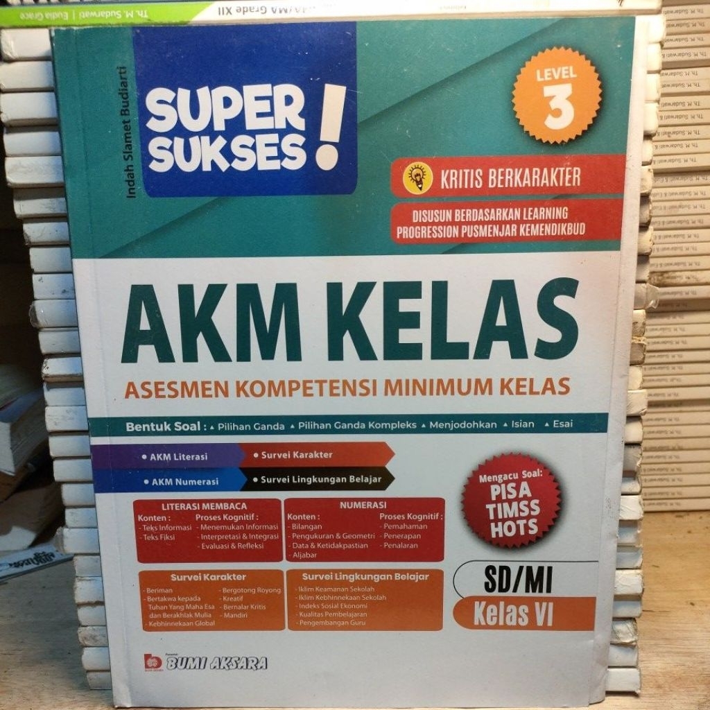 super sukses akm level 3 kelas 5 sd +kunci jawaban