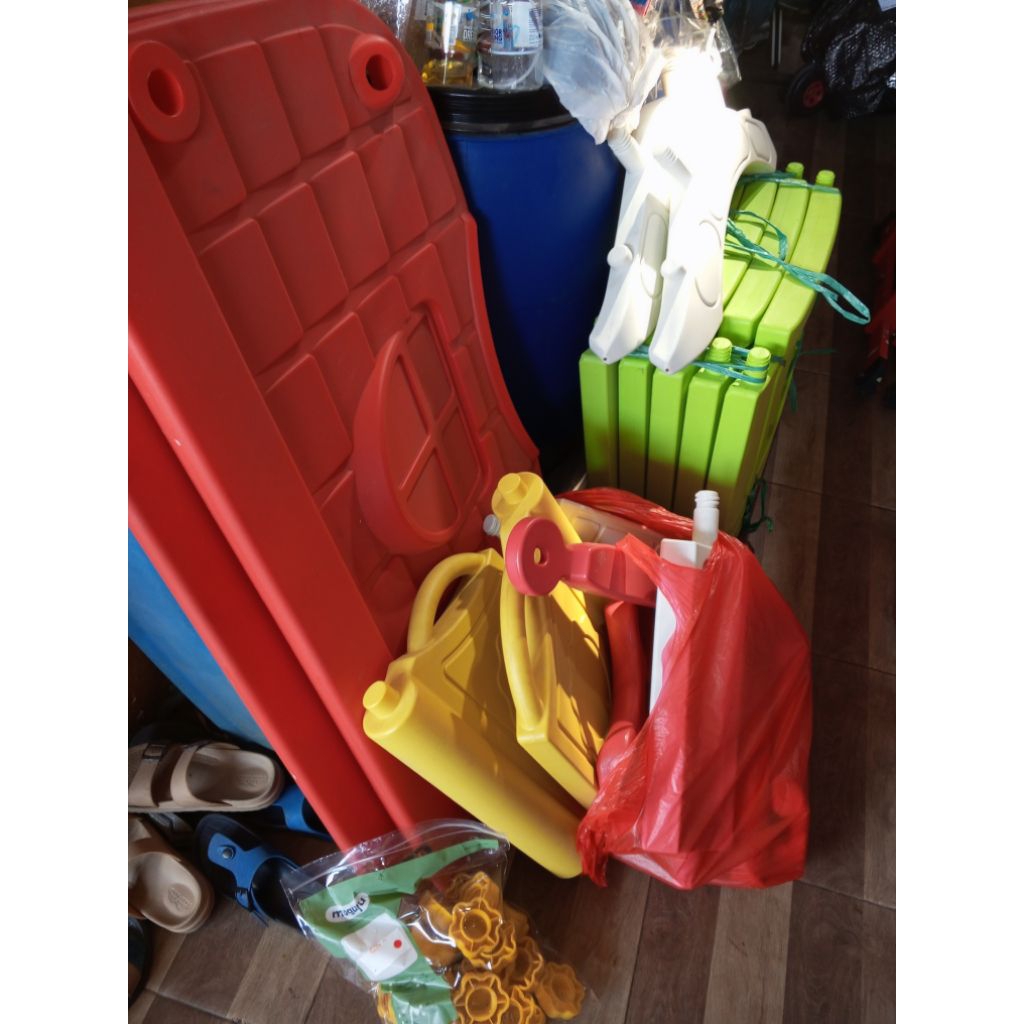 PRELOVED PEROSOTAN PROSOTAN PLOSOTAN GROW N UP DOUBLE SLIDE MAINAN ANAK TOBEBE LITTLE TIKES STEP2 ST