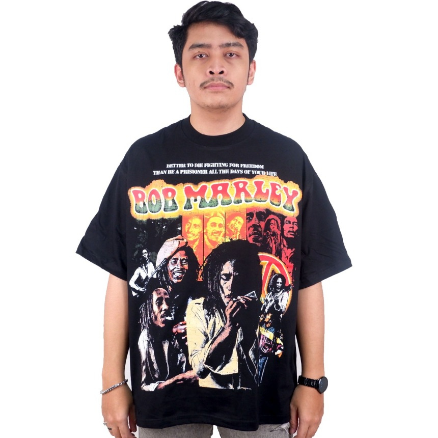 Bob Marley Reggae T-shirt Music Bootleg Vintage Oversize