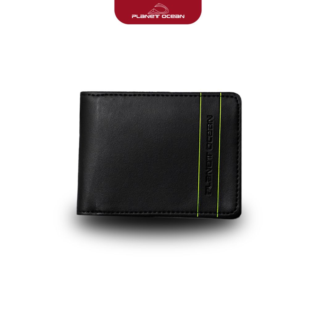 PLANET OCEAN - Dompet Pria PVC Kulit Premium Lipat Waterproof - DPO 303581