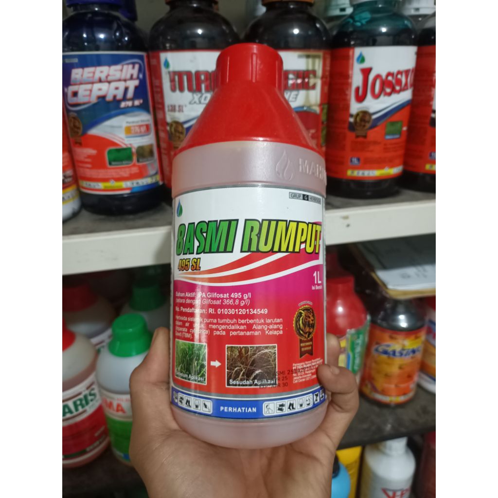 Herbisida BASMI RUMPUT 495SL/1L